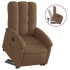 Sillón reclinable elevable de tela