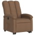 Sillón reclinable elevable de tela