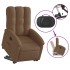 Sillón reclinable elevable de tela