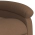 Sillón reclinable elevable de tela