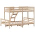 Litera de madera maciza de pino 80x200/140x200