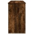 Tocador con espejo color roble ahumado 100x45x76