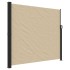 Toldo lateral retráctil beige 180x500