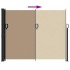 Toldo lateral retráctil gris taupe 160x600