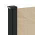 Toldo lateral retráctil beige 200x500