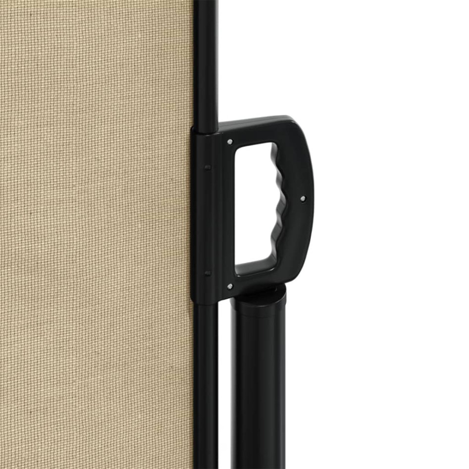 Toldo lateral retráctil beige 200x500