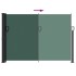 Toldo lateral retráctil verde oscuro 140x500