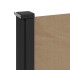 Toldo lateral retráctil gris taupe 220x600