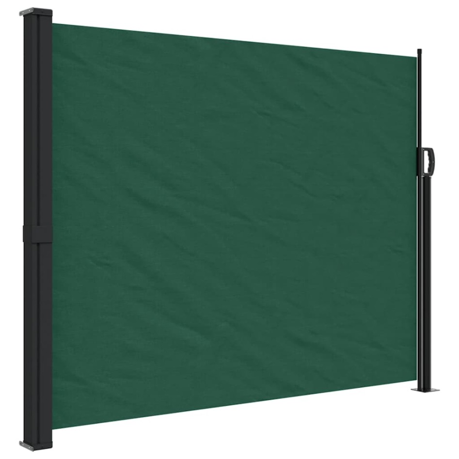 Toldo lateral retráctil verde oscuro 170x300
