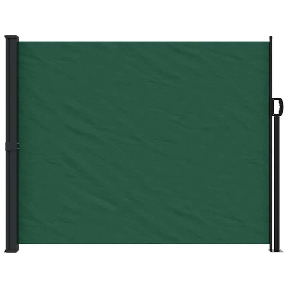 Toldo lateral retráctil verde oscuro 170x300