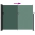 Toldo lateral retráctil verde oscuro 170x300
