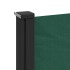 Toldo lateral retráctil verde oscuro 170x300