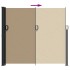 Toldo lateral retráctil gris taupe 180x300