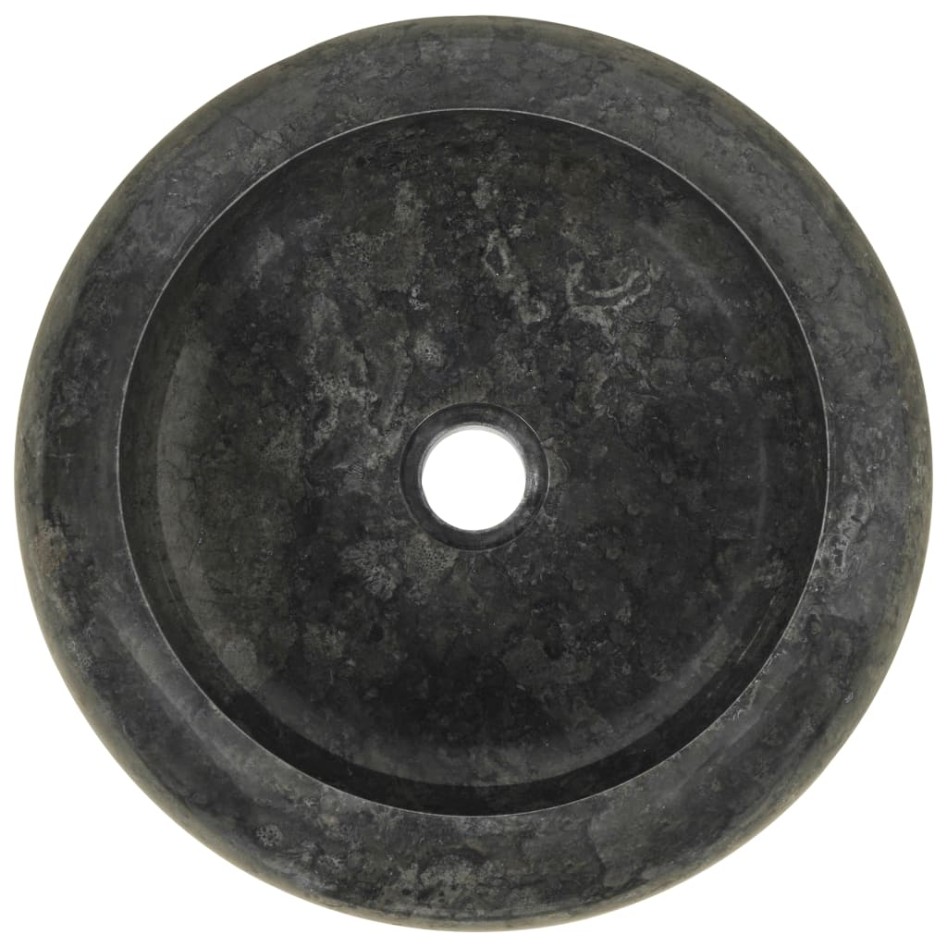 Lavabo de mármol negro 40x12