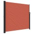 Toldo lateral retráctil terracota 180x600