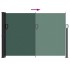 Toldo lateral retráctil verde oscuro 140x600