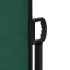 Toldo lateral retráctil verde oscuro 140x600