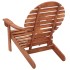 Silla Adirondack madera maciza de