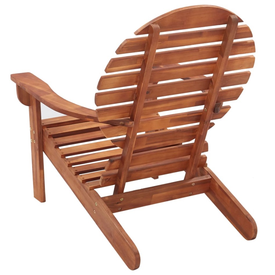 Silla Adirondack madera maciza de