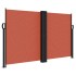 Toldo lateral retráctil terracota 140x600