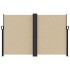 Toldo lateral retráctil beige 160x600
