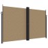 Toldo lateral retráctil gris taupe 200x600