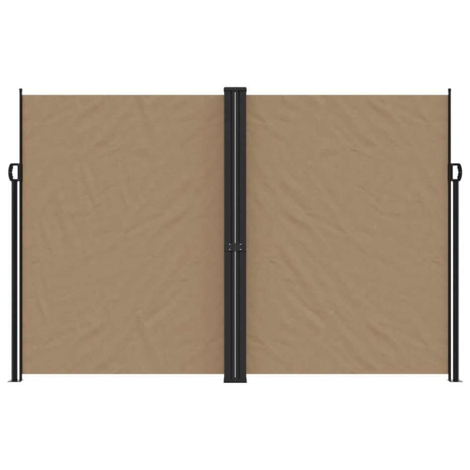 Toldo lateral retráctil gris taupe 220x600