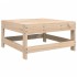 Juego de sofás de jardín 8 pzas madera maciza de