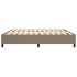 Cama sin colchón tela gris taupe 200x200