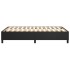 Estructura de cama sin colchón cuero sintético negro 120x200