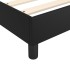 Estructura de cama sin colchón cuero sintético negro 120x200
