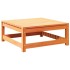 Set de sofás jardín 5 pzas con cojines madera pino marrón
