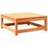Set de sofás jardín 5 pzas con cojines madera pino marrón