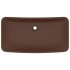 Lavabo de lujo cerámica rectangular marrón oscuro mate 71x38