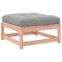 Set de sofás jardín 4 pzas con cojines madera abeto