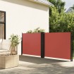 Toldo lateral retráctil terracota 100x600 cm