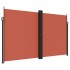 Toldo lateral retráctil terracota 200x1000