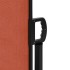 Toldo lateral retráctil terracota 200x1000