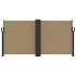 Toldo lateral retráctil gris taupe 120x1000