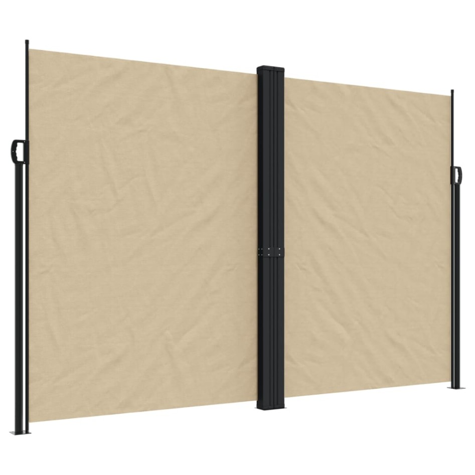 Toldo lateral retráctil beige 220x1000