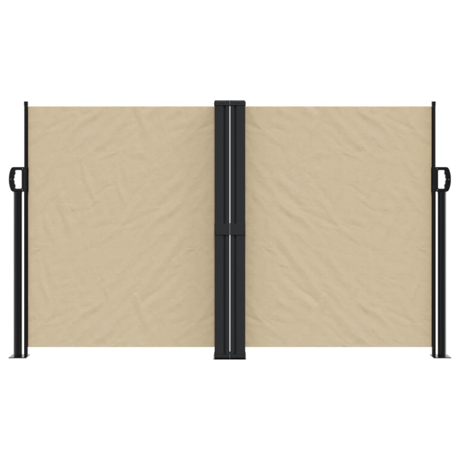 Toldo lateral retráctil beige 140x1200