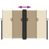 Toldo lateral retráctil beige 160x1200