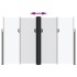 Toldo lateral retráctil blanco 220x1200