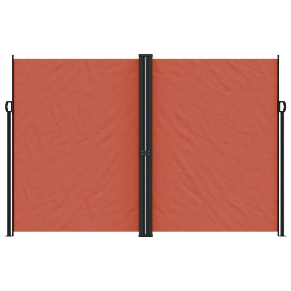 Toldo lateral retráctil terracota 220x1200