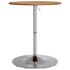 Mesa alta de madera maciza roble marrón claro Ø60x89,5