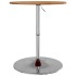 Mesa alta de madera maciza roble marrón claro Ø60x89,5