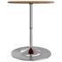 Mesa alta de madera maciza roble marrón claro Ø60x89,5