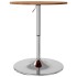 Mesa alta de madera maciza roble marrón claro Ø60x89,5