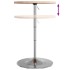 Mesa alta de madera maciza roble Ø60x90,5