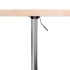 Mesa alta de madera maciza roble Ø60x90,5